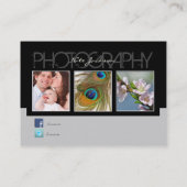 Carte De Visite Couleur modèle/arrière - plan do-it-yourself de po (Dos)