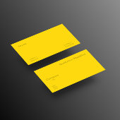 Carte De Visite couleur or solide