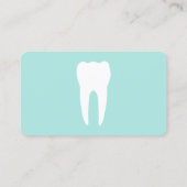 Carte De Visite Couleur personnalisable Dentistère simple (Dos)