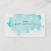 Carte De Visite Couleur pour aquarelle unique de ★ (Dos)