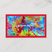 Carte de visite couleur sauvage (Dos)