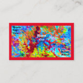 Carte de visite couleur sauvage (Devant)