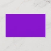 Carte De Visite Couleur simple et violette (Devant)