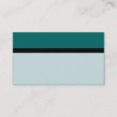 Carte De Visite Couleur - Turquoise (Dos)