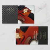 Carte De Visite Couleur violon/do-it-yourself PixDezines (Devant / Derrière)