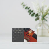 Carte De Visite Couleur violon/do-it-yourself PixDezines (Debout devant)