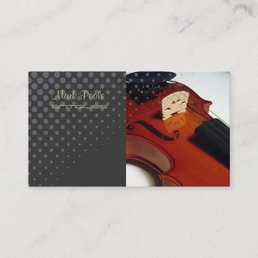 Carte De Visite Couleur violon/do-it-yourself PixDezines (Devant)