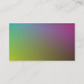 Carte De Visite Couleurs (Dos)