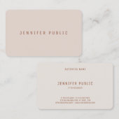 Carte De Visite Couleurs branchées Professionnel Modèle Élégant Lu (Devant / Derrière)