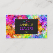 Carte De Visite Couleurs chakra éblouissantes (Devant)