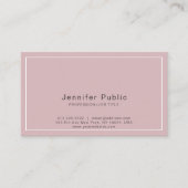 Carte De Visite Couleurs chic clair professionnel élégant moderne (Devant)