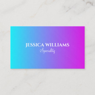 Carte De Visite Couleurs chics pastel