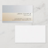 Carte De Visite Couleurs créatives et modernes gracieuses (Devant / Derrière)