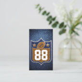 Carte De Visite Couleurs de l'équipe de football de l'école de Par (Debout devant)