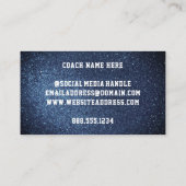 Carte De Visite Couleurs de l'équipe de football de l'école de Par (Dos)