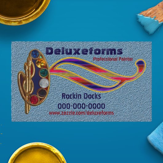 Carte De Visite Couleurs de peinture