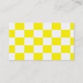 Carte De Visite Couleurs de tarte de meringue de citron (Dos)