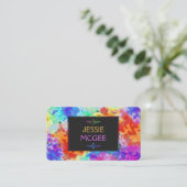 Carte De Visite Couleurs demi-teintes délicieuses (Debout devant)