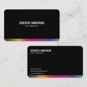 Carte De Visite Couleurs demi-tons (Devant / Derrière)