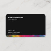 Carte De Visite Couleurs demi-tons (Dos)