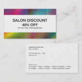 Carte De Visite Couleurs demi-tons (Devant / Derrière)