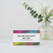 Carte De Visite Couleurs demi-tons (Debout devant)