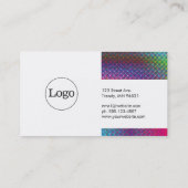 Carte De Visite Couleurs demi-tons (Dos)