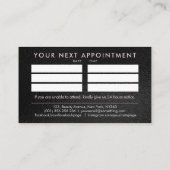 Carte De Visite Couleurs des ongles (Dos)