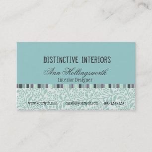 Carte De Visite Couleurs douces Cool design