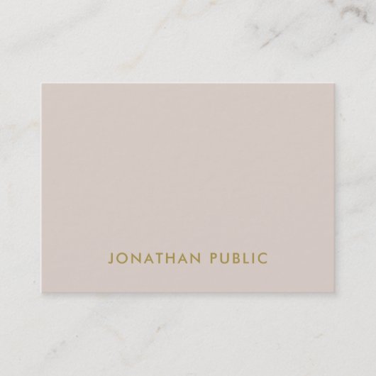 Carte De Visite Couleurs élégantes Design minimaliste Modèle Luxe (Devant)