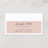 Carte De Visite Couleurs élégantes Design Moderne Élégant (Dos)