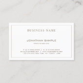 Carte De Visite Couleurs élégantes et modernes Design élégant (Dos)