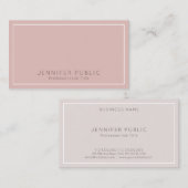 Carte De Visite Couleurs Élégantes Moderne Professionnel Élégant (Devant / Derrière)