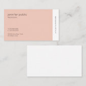 Carte De Visite Couleurs élégantes Moderne Professionnel Plutôt Pl (Devant / Derrière)