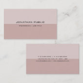 Carte De Visite Couleurs élégantes Moderne Simple Professionnel te (Devant / Derrière)