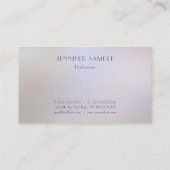 Carte De Visite Couleurs élégantes modernes et tendance Modèle min (Dos)