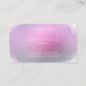 Carte De Visite Couleurs élégantes modernes Professionnel Modèle s (Dos)