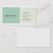 Carte De Visite Couleurs élégantes Professionnel Créatif Moderne (Devant / Derrière)