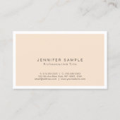 Carte De Visite Couleurs élégantes professionnelles Design chic mo (Dos)