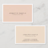 Carte De Visite Couleurs élégantes professionnelles Design chic mo (Devant / Derrière)