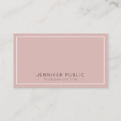 Carte De Visite Couleurs élégantes simples simples (Devant)