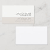 Carte De Visite Couleurs élégantes Tendance Simple Professionnel P (Devant / Derrière)