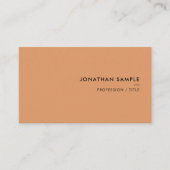 Carte De Visite Couleurs élégantes Votre texte personnalisé Modèle (Devant)