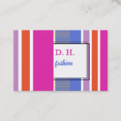 Carte De Visite Couleurs fraîches de mode cool (Devant)