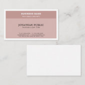 Carte De Visite Couleurs harmoniques tendance Professionnel Design (Devant / Derrière)
