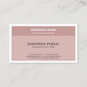 Carte De Visite Couleurs harmoniques tendance Professionnel Design