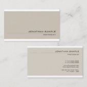 Carte De Visite Couleurs modernes et élégantes Tendance minimalist (Devant / Derrière)
