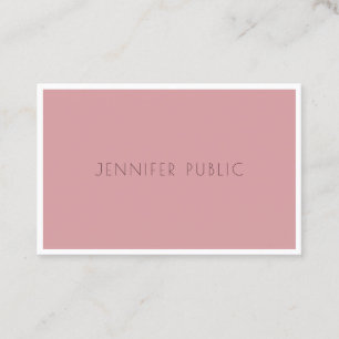 Carte De Visite Couleurs modernes simples Modèle professionnel ten