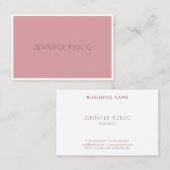 Carte De Visite Couleurs modernes simples Modèle professionnel ten (Devant / Derrière)