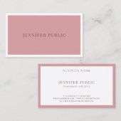 Carte De Visite Couleurs modernes simples Modèle professionnel ten (Devant / Derrière)